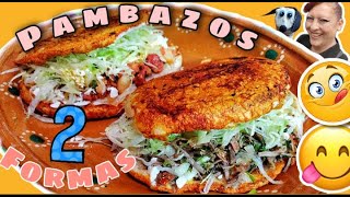 PAMBAZOS  2 Diferentes Rellenos Superdeliciosos [upl. by Eirojam]