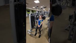 Technogym vertical tractionlat pulldown machine [upl. by Nelaf800]