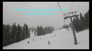 Northstar Ski Resort View from the Comstock Chair [upl. by Drandell]