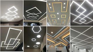 Amazing Profile Light Ceiling Design  False Ceiling Design with Profile Light  Home interior [upl. by Irved]