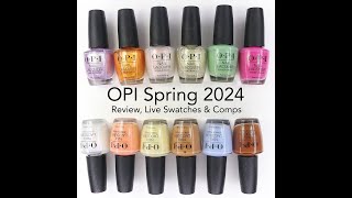 OPI Your Way Spring 2024 Collection Review Live Swatches amp Comparisons [upl. by Mullen]