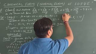 Canonical Form or Normal Form of Partial Differential Equations  Chapter 6  Ex  62 BSC 2nd Year [upl. by Varhol]