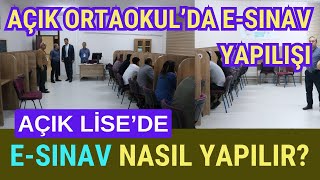 Açık Lisede eSınav Nasıl Yapılır eSınav Detayları Açıklandı Kimler eSınavla Sınava Girecek [upl. by Ochs826]