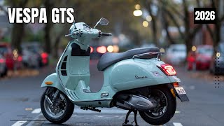 2026 The All New Vespa GTS SuperSport 300 HPE Revealed [upl. by Pence92]