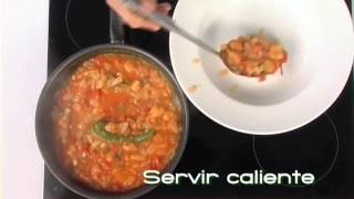 Receta de sopa de tomate con pan Cocina andaluza saludable [upl. by Pardew]