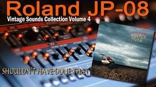 Roland JP08  Depeche Mode  Shouldnt Have Done That Instrumental [upl. by Atnahsal]