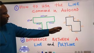 How to Use Line and the Difference Between a Line and Polyline in AutoCAD [upl. by Ssej]