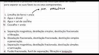 Análise Imediata Processos para separação de misturas [upl. by Irallih]