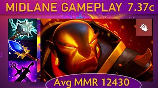 ✨ 737c Ember Spirit KAD  33 KP  80 Mid Gameplay  Dota 2 Top MMR [upl. by Ahsinad]