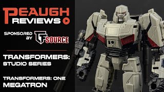 Video Review Transformers Studio Series  Transformers One MEGATRON [upl. by Hun8]