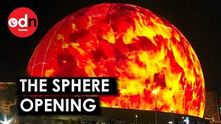 Inside Mindblowing Las Vegas Sphere Venue with Stunning Spectacle [upl. by Zurkow]