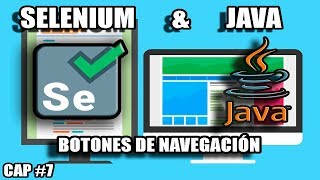 Cap 7  Curso Java con Selenium  Botones de navegacion [upl. by Oech]