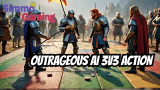 AOE4 CoOp Multiplayer 3 v 3 Outrageous AI If At First You Dont Succeed Try Again [upl. by Kwan]