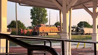 Norfolk Southern Railroad BNSF Railway Manifest East Elkhart Indiana 682023 [upl. by Akimert607]