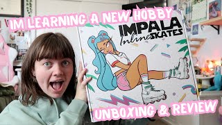 i bought IMPALA ROLLER BLADES vlog  unboxing amp review [upl. by Raycher654]