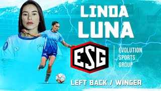 LINDA LUNA  ECUADORIAN  LEFT BACK  WINGER  WOMEN SOCCER PLAYER [upl. by Earaj]