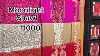 Nishat linen Moon light shawls 2023  Winter collection  luxury shawls [upl. by Cleaves]