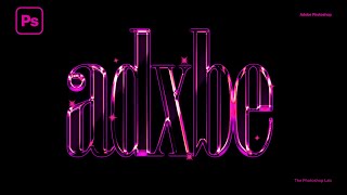 How to Create Glossy Chrome Text Effect in Photoshop [upl. by Kurzawa410]