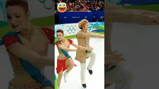 Ice skating 🤩😍dance Hindi song Mera chainwen sab uzdaicedance europe india shorts sports viral [upl. by Akcinahs]