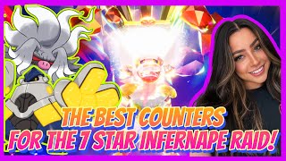 The BEST Counters To EASILY Beat The 7 Star Infernape Raid  Pokemon Scarlet amp Violet [upl. by Udele704]