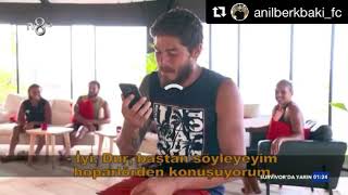 Anıl Berk Baki  İletişim Ödülünde sevgilisiyle konuşması😍❤️ ABBFC [upl. by Neelahtak741]