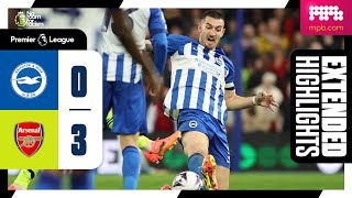 Extended PL Highlights Brighton 0 Arsenal 3 [upl. by Lan335]