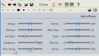 MDA ePiano  Free VST Instrument Demo [upl. by Cita]