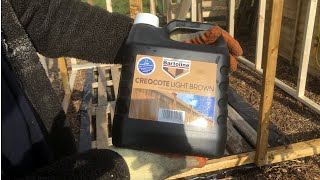 Bartoline Creocote Light Brown Oilbased Timber Treatment 4 Litre  Review creocote [upl. by Mohandas]