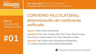 01 Convenio Multilateral Determinación del Coeficiente Unificado  Económicas UBA [upl. by Yaeger483]