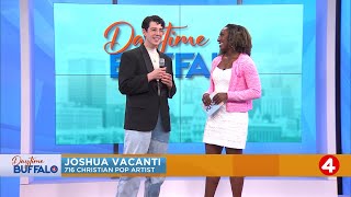 Daytime Buffalo Lockport native and S21 of The Voice Finalist Joshua Vacanti performs quotMorequot [upl. by Eanerb]