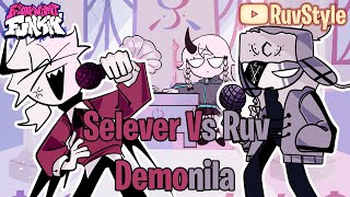 FNF Demonila but its Ruv vs Selever [upl. by Ettelrahc]