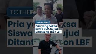 Ivan Sugianto yang Paksa Siswa SMA Sujud dan Menggonggong akan Dilaporkan Jhon LBF Tak Ada Damai [upl. by Floss502]