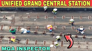 May mga inspector West Ave amp MRT7 North Ave Common Station UNIFIED GRAND CENTRAL STATION update [upl. by Eldwin]