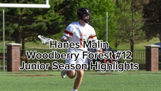 Hanes Malin Junior Season Lacrosse Highlights [upl. by Sokcin]