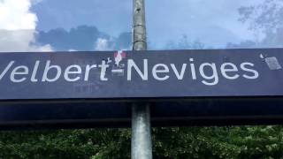 SBahnhof Velbert Neviges im Sommer [upl. by Enelez]