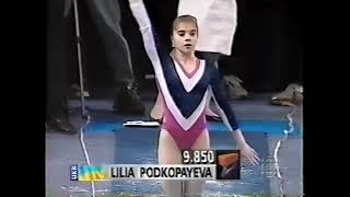 🥇 Lilia Podkopayeva 🇺🇦 VT 9825 1995 Subway World Challenge [upl. by Brendon639]