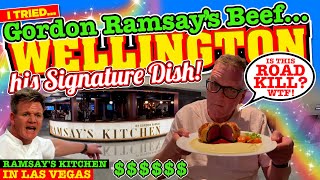 I ordered GORDON RAMSAYS SIGNATURE DISH quotThe Beef Wellingtonquot in VEGAS WAS IT OVERPRICED ROADKILL [upl. by Novaat276]