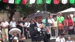 Mariachis en Barcelona La Malagueña José González Grito Independencia Mexicana 2014 [upl. by Nadya]