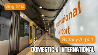 Sydney Trains Vlog 2214 Sydney Airport [upl. by Adyela]