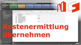 Kostenermittlung aus altem Projekt in Nevaris übernehmen [upl. by Doreg]