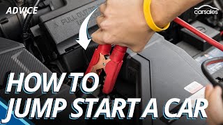 How to jump start a car carsales [upl. by Atenaz]