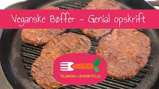 Veganske Bøffer  Opskrift på super lækre veganske steaks med bid mørhed og super god smag [upl. by Ades789]