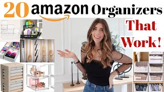 20 AMAZON Home ORGANIZERS that Work 2024 20 Multifunctional Organization solutions for your Home [upl. by Pomfrey466]