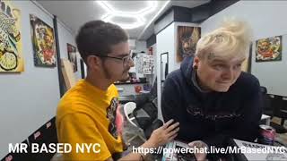 Mr Based Gets Pressed WorldofTshirts Gets Denied Tattoo [upl. by Trebuh]