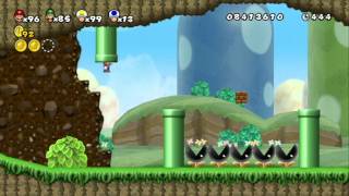 Newer Super Mario Bros Wii  World B [upl. by Anabal]