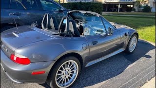 2001 BMW Z3 • 30 Roadster 2D Startup and Horn [upl. by Nolahs]