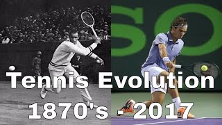 Tennis Evolution Throughout the Years 1870s  2017   tennisevolution [upl. by Ahsila]