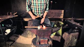 forging a pair of farrierstyle tongs [upl. by Afinom]