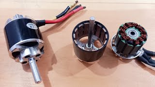 Brushless bldc motor rewinding  how to rewind bldc motor  bldc convert to high kv [upl. by Aerb409]