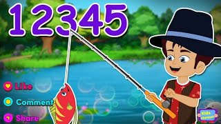 One TwoThreeFourFive Once l Caught a Fish Alive kids Rhyme  Fun Fish Alive for Kids Fun Song [upl. by Baudoin351]